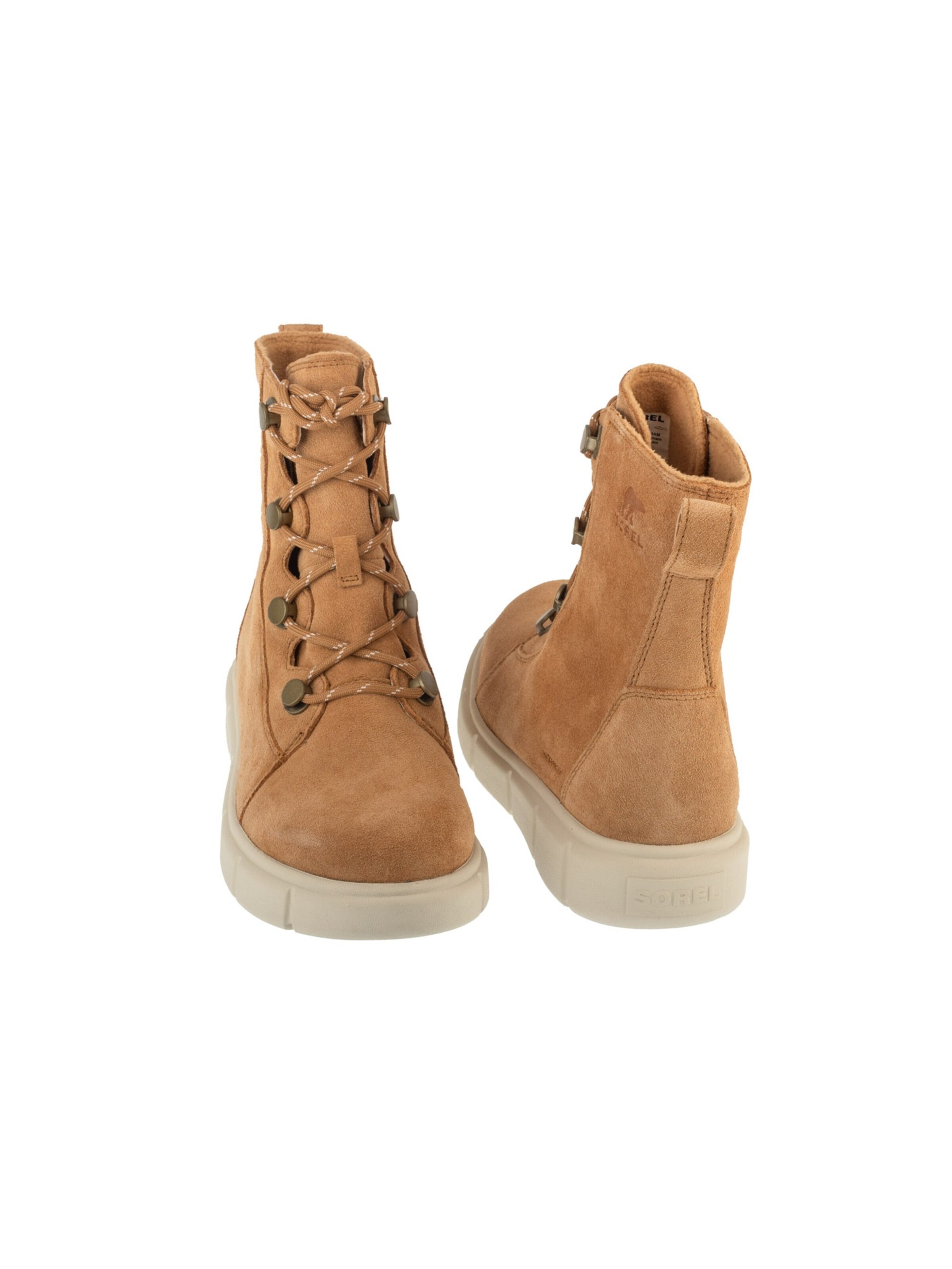 SOREL Lace-up bootie 'Explorer III Joan' in Brown