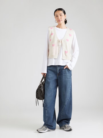 Cardigan 'Vi44ola' Hailys en beige