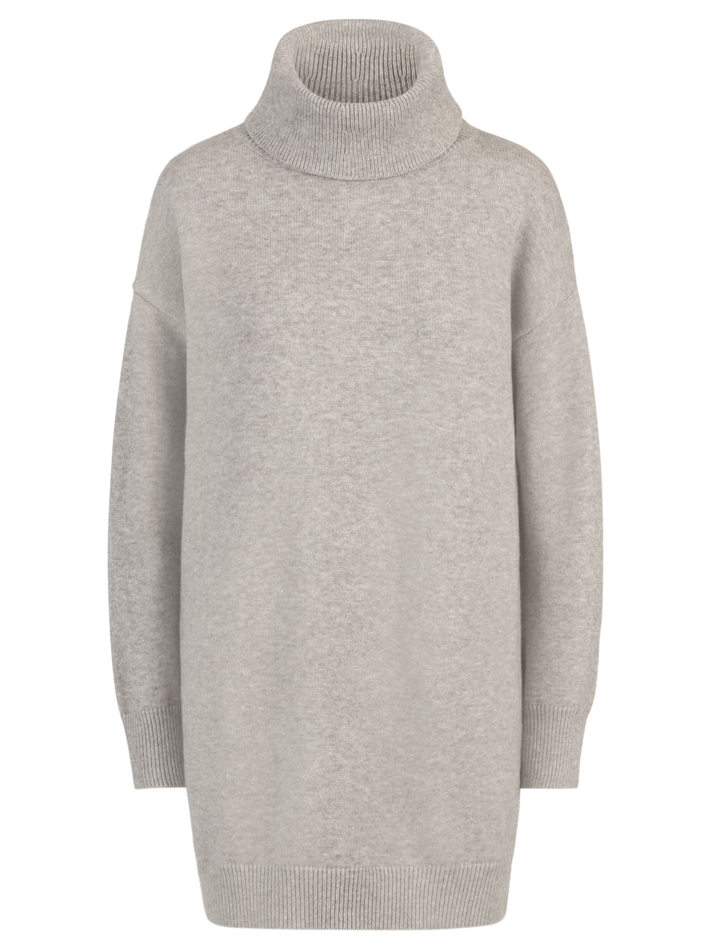 APART Knitted dress in Grey: front