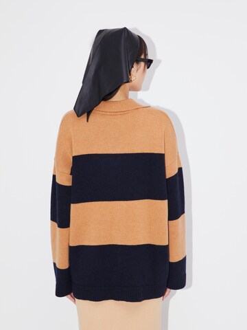 LeGer by Lena Gercke Oversized Sweater 'Charlotta' in Brown