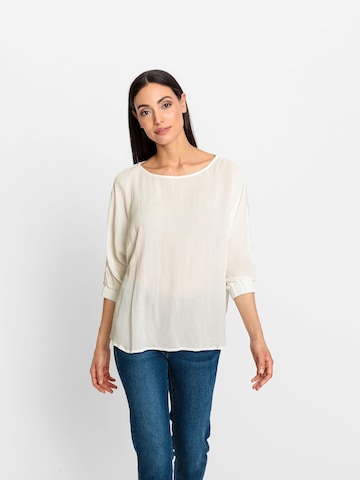 Camicia da donna di heine in beige: frontale