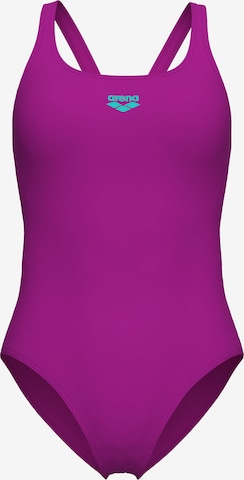 ARENA Active Swimsuit in Pink: front