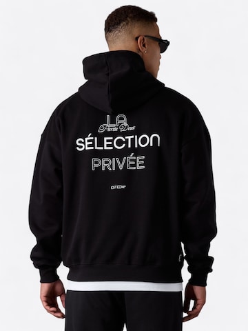 ESTEEM Sweatshirt 'Sélection Privée' in Black: front
