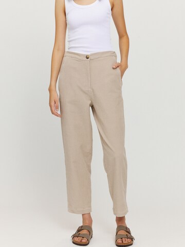 mazine Loose fit Pants ' Sanjo Pants ' in Beige: front