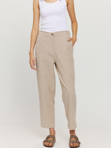 mazine Loosefit Cordhose ' Sanjo Pants ' in Beige: predná strana