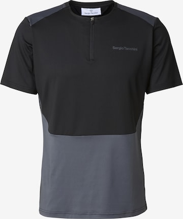 T-Shirt 'Arcata' Sergio Tacchini en noir : devant