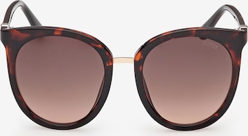 GUESS Sunglasses in Brown: front