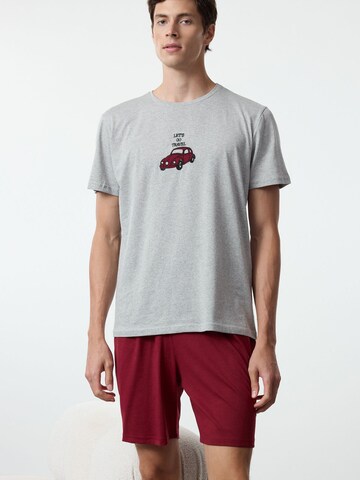 Trendyol Pajama short in Grey: front
