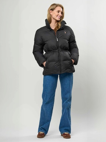 U.S. POLO ASSN. Winter jacket ' UWEdna ' in Schwarz