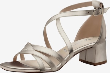 TAMARIS Strap Sandals in Gold: front