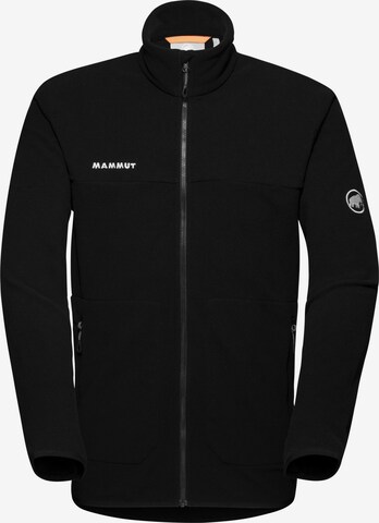 MAMMUT Funktionele fleece-jas 'Innominata Light' in Zwart: voorkant