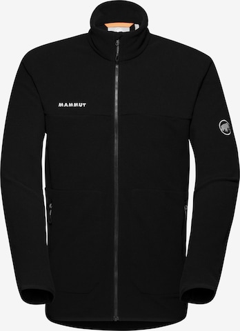 MAMMUT Athletic Fleece Jacket 'Innominata Light' in Black: front