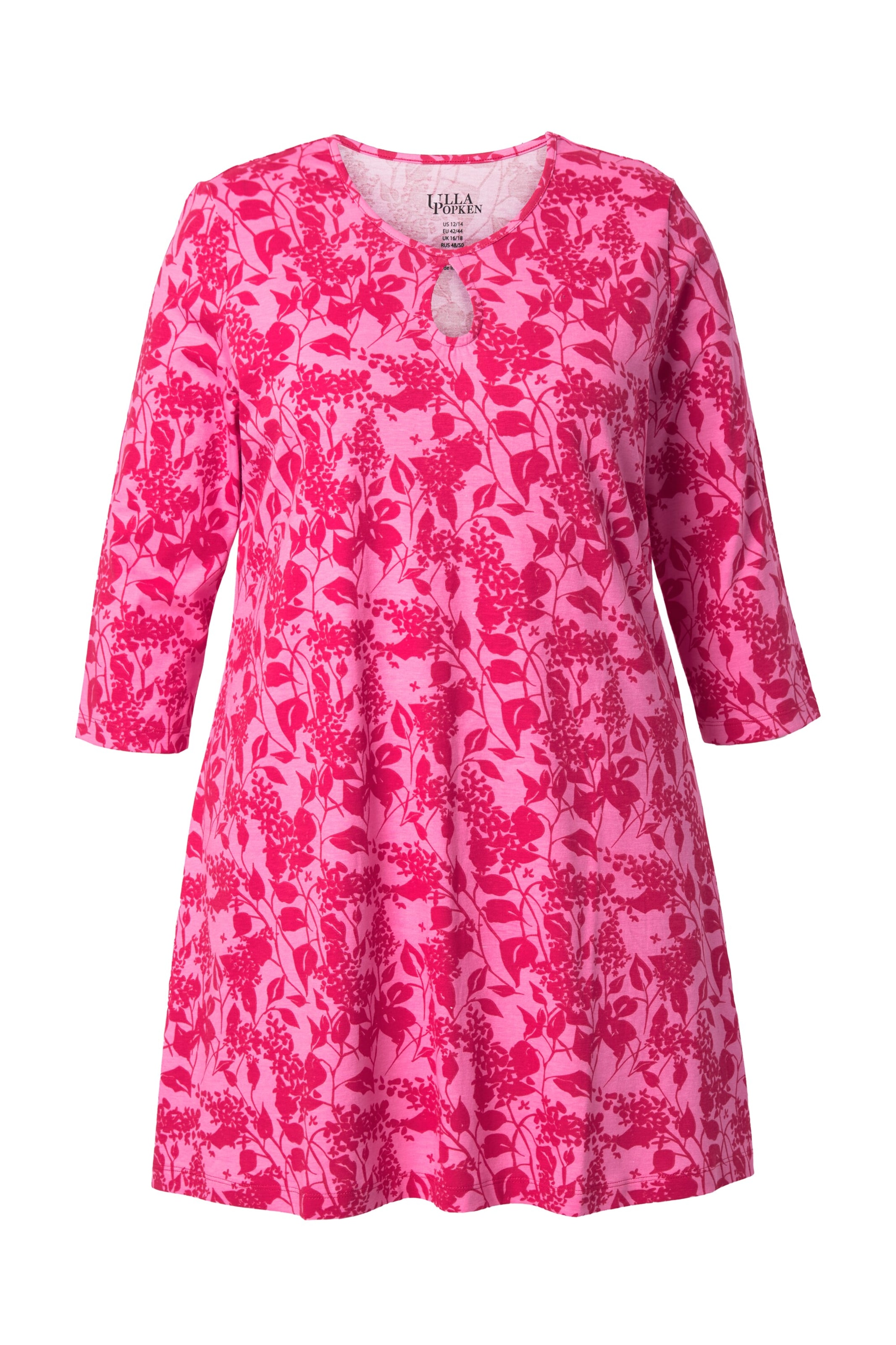 Ulla Popken Shirt in Roze: voorkant