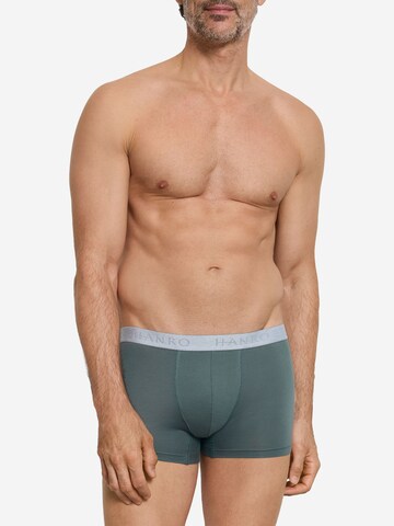 Hanro Boxershorts ' Cotton Essentials ' in Blauw