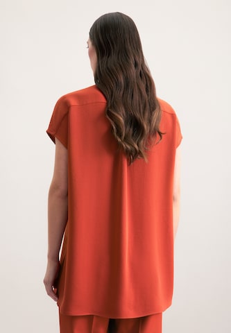 SEIDENSTICKER Bluse 'Schwarze Rose' in Orange