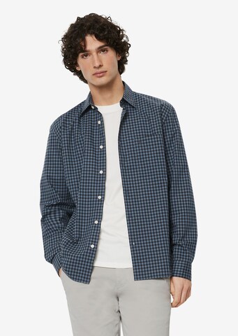 Marc O'Polo Regular fit Button Up Shirt in Blue: front