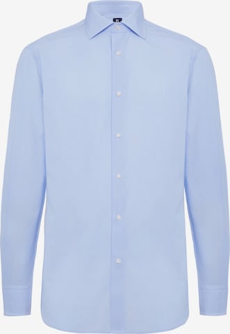 Boggi Milano Regular Fit Hemd in Blau: predná strana