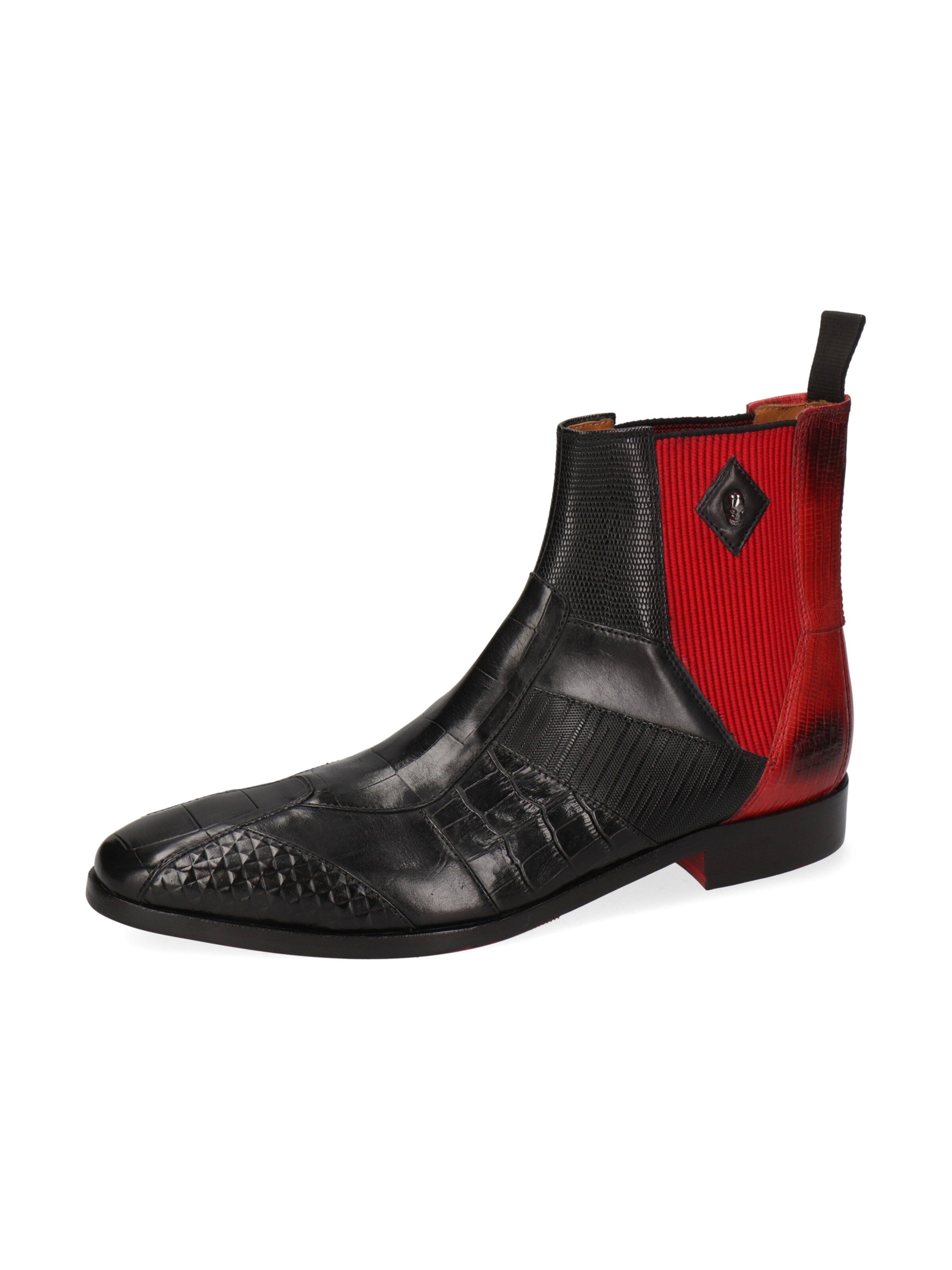 MELVIN & HAMILTON Chelsea Boots 'Elvis 98' in Black: front