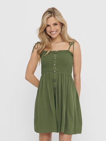 ONLY - Vestido de verano 'ANNIKA' en verde: frente