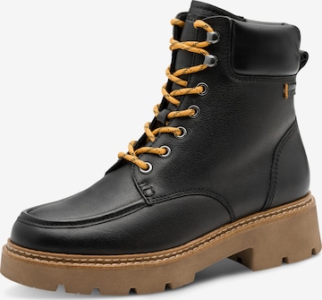 Tamaris - Botines con cordones en negro: frente