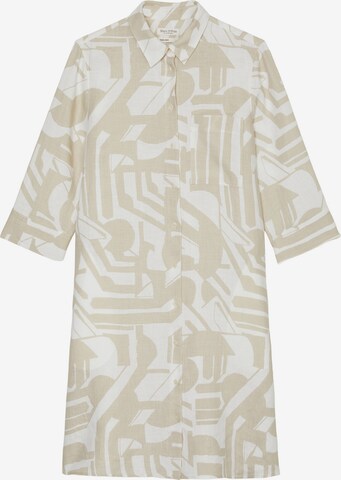 Marc O'Polo Shirt Dress in Beige: front
