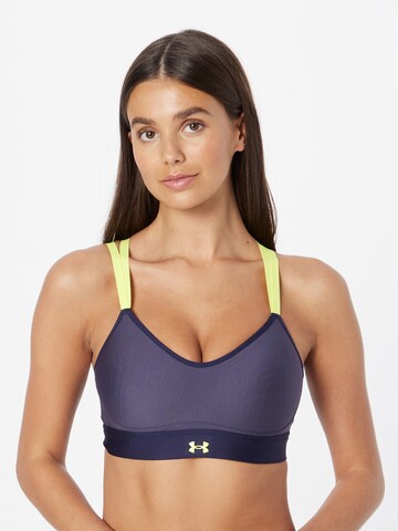 Bustieră Sutien sport 'Infinity' de la UNDER ARMOUR pe gri: față