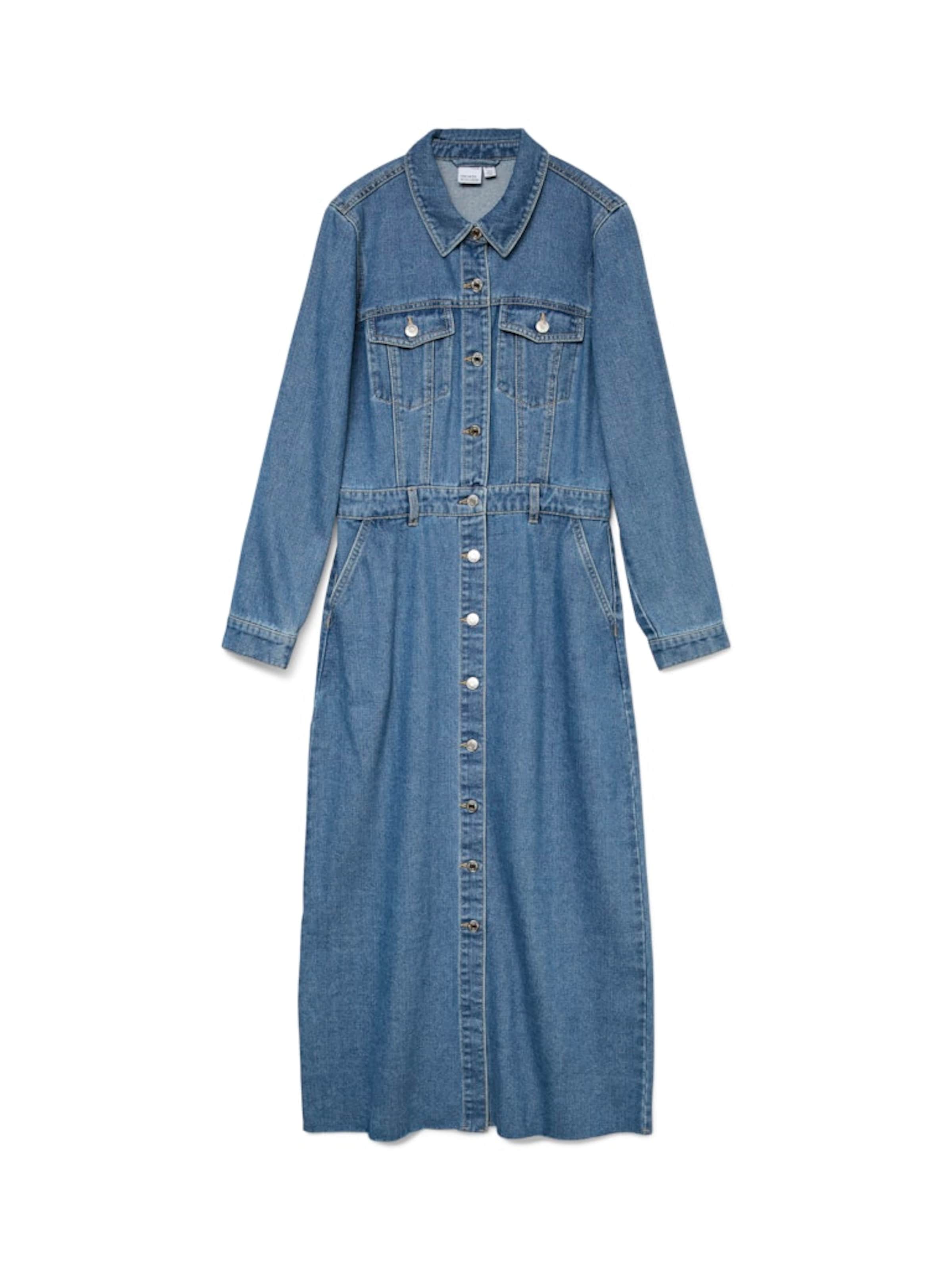 Rochie tip bluză 'VMMolly' de la VERO MODA pe albastru: față