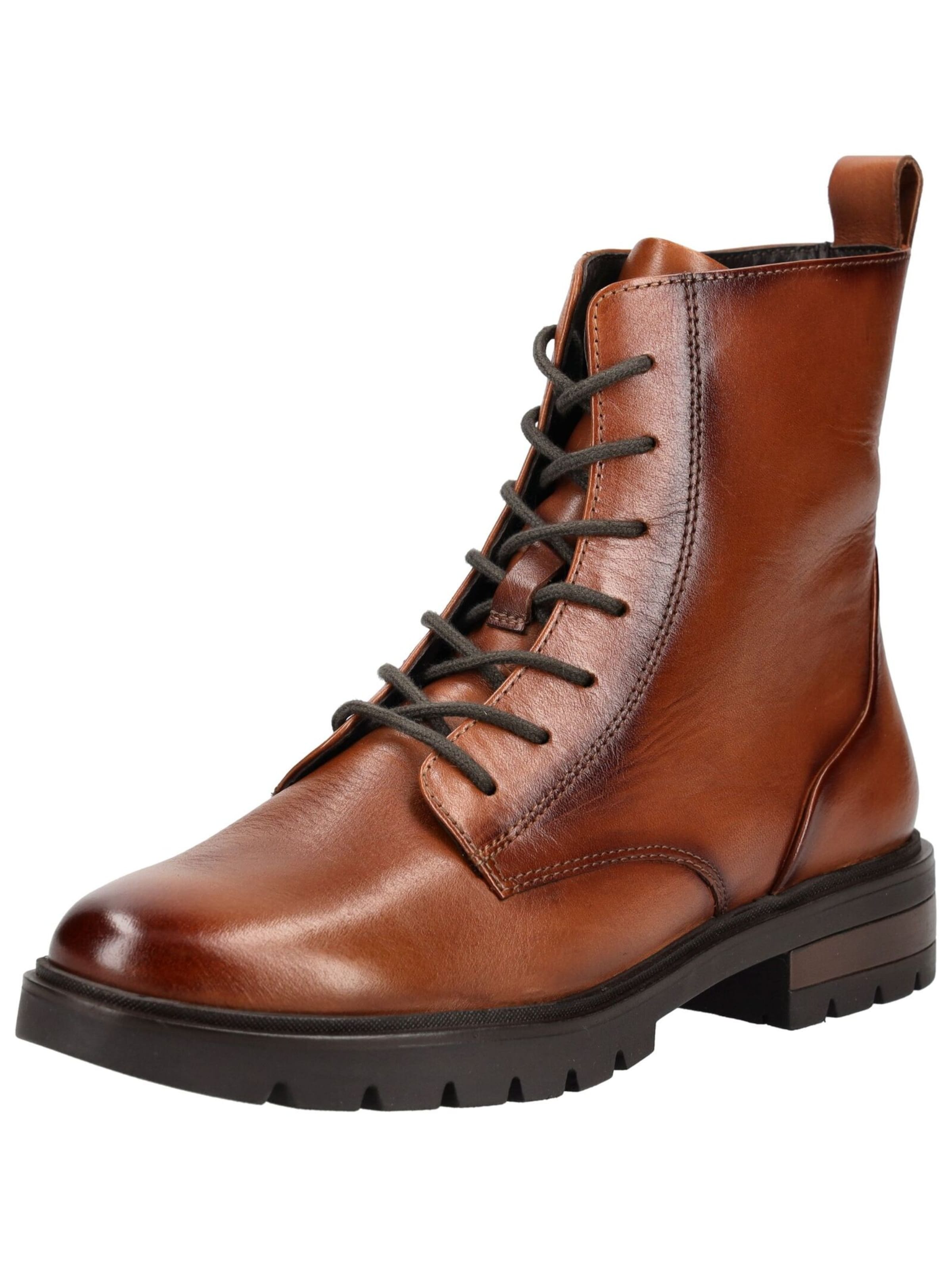 ARA Lace-up bootie in Brown: front