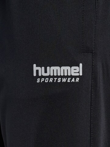 Hummel Slimfit Sportbroek in Zwart