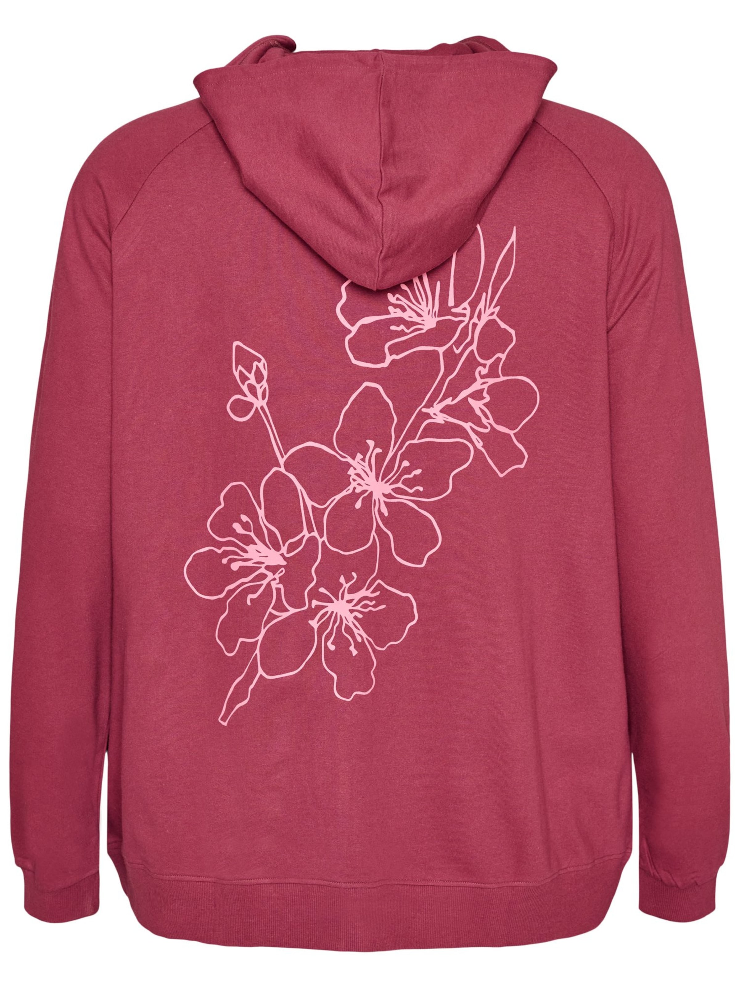 Veste de survêtement 'Mcani' Zizzi en rose