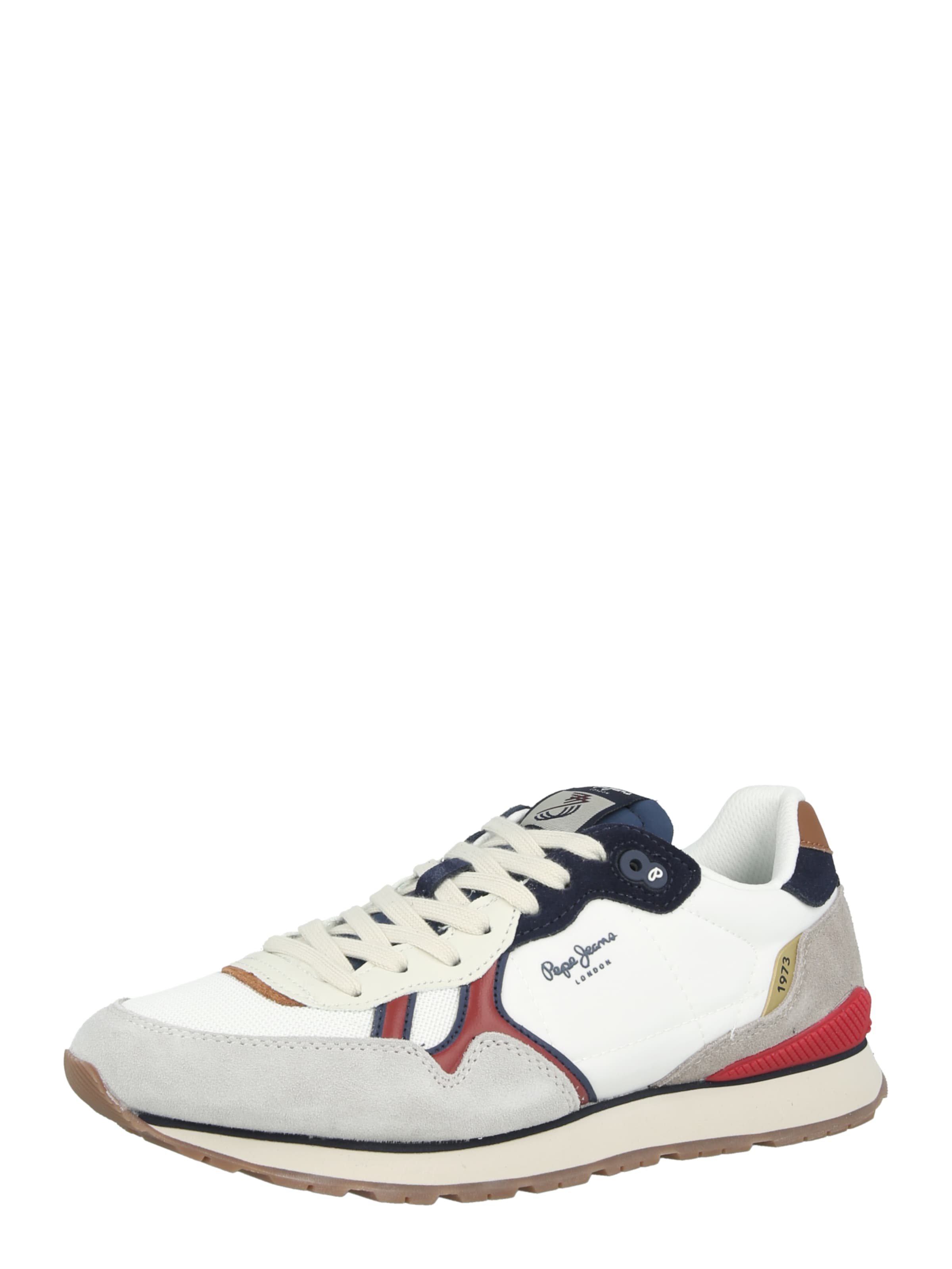 Pepe Jeans Σνίκερ χαμηλό 'BRIT ACTIVE' σε λευκό: μπροστά