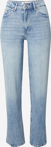 Coupe slim Jean Tally Weijl en bleu : devant