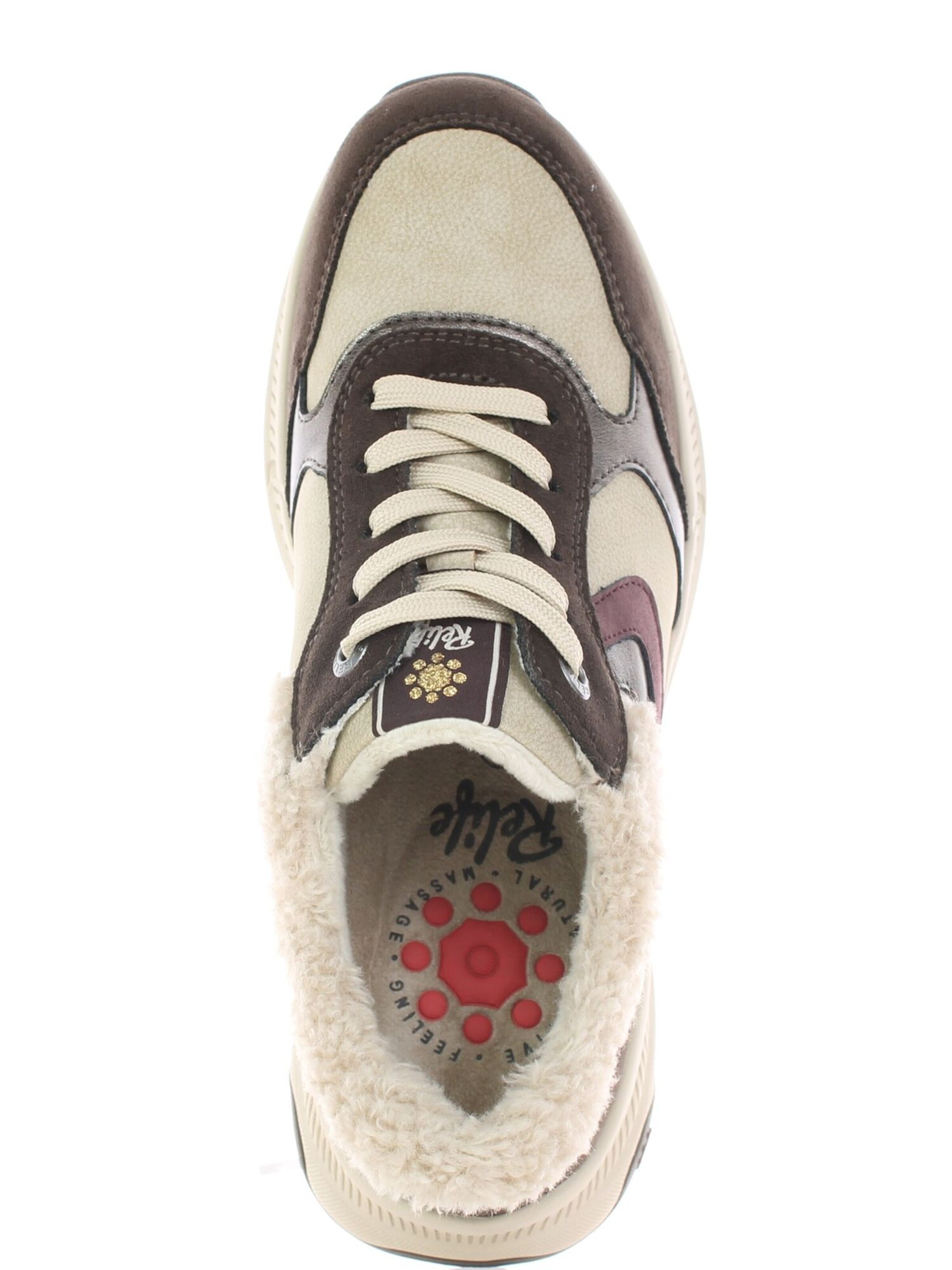 Relife Platform trainers in Brown