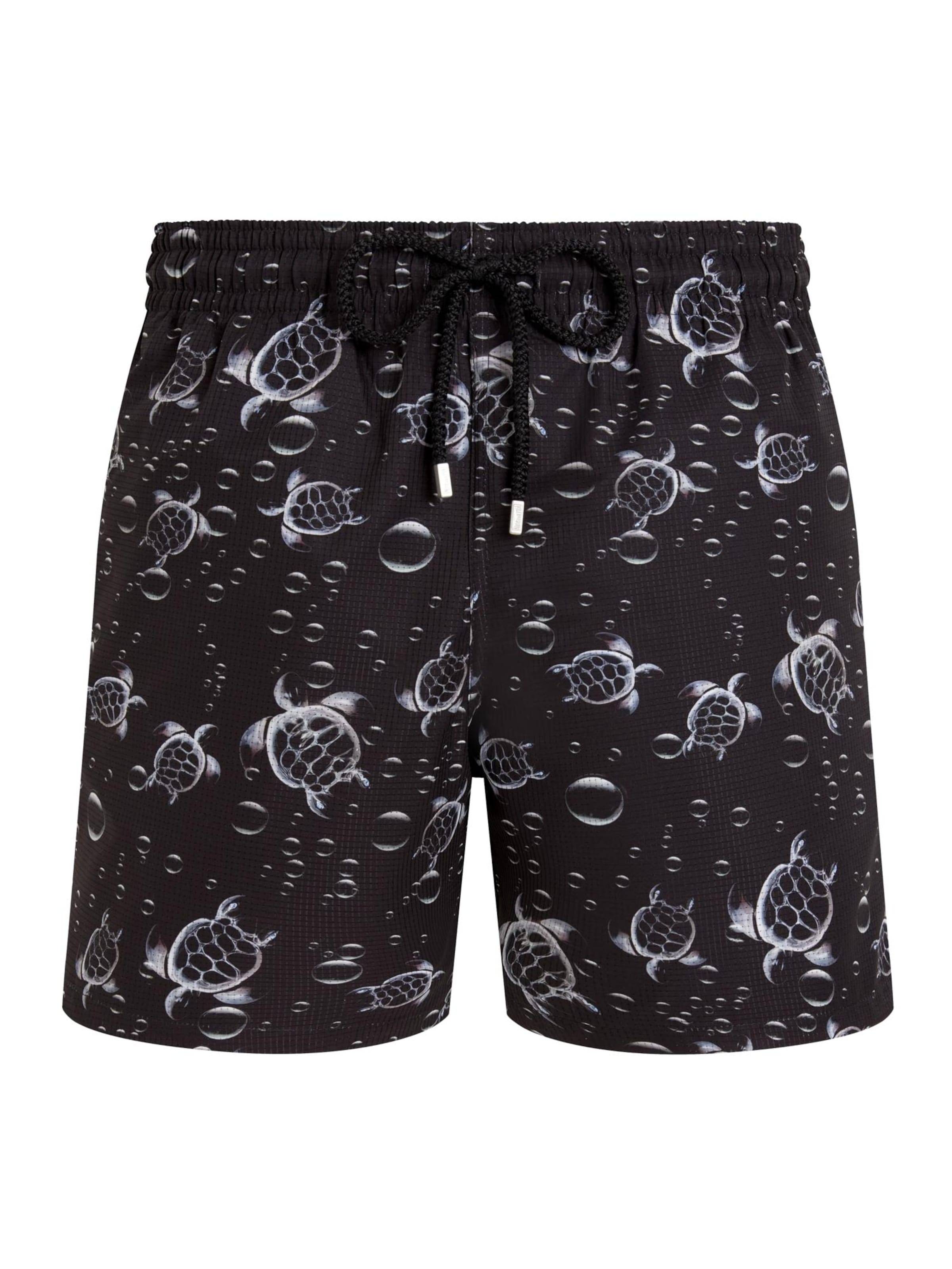 Vilebrequin - Bermudas en negro: frente