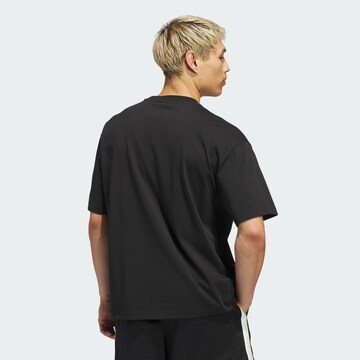 Maglietta 'Only The Best For The Athlete' di ADIDAS ORIGINALS in nero