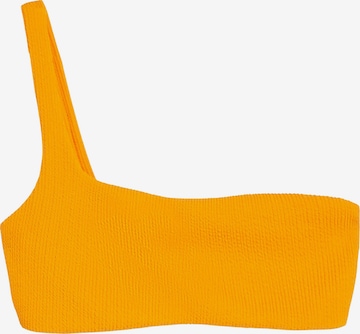 Bershka Bustier Bikinitop in Oranje: voorkant