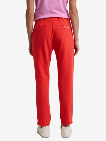 Regular Pantalon chino 'Ivalo' Elbsand en rouge