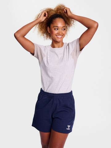 Hummel Funktionsbluse i grå: forside