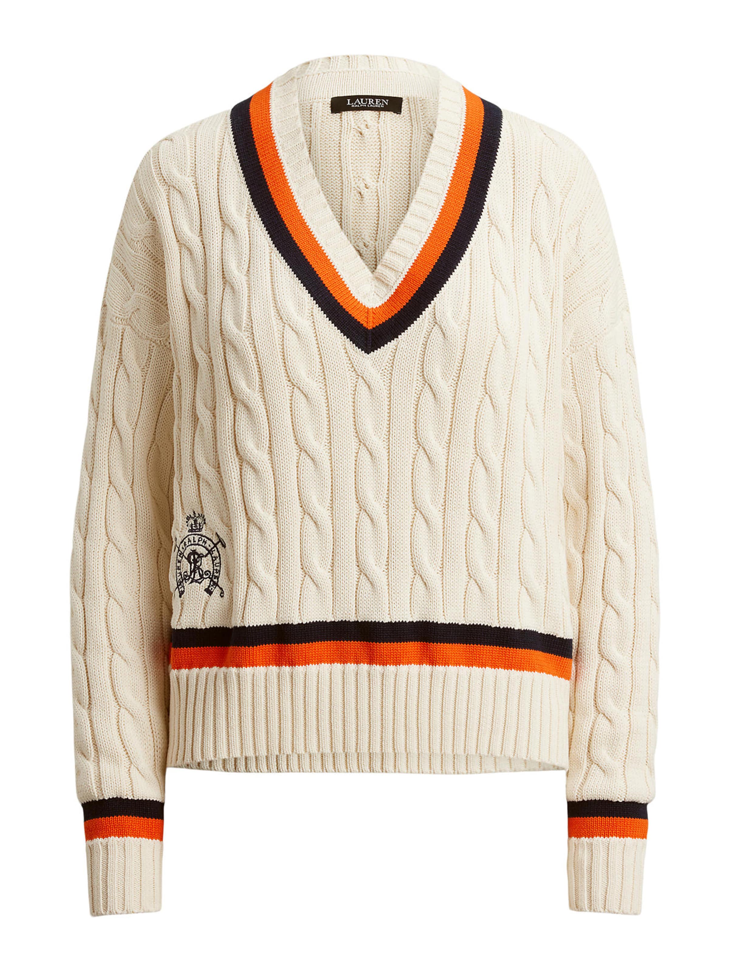 Lauren Ralph Lauren Πουλόβερ σε μπεζ: μπροστά