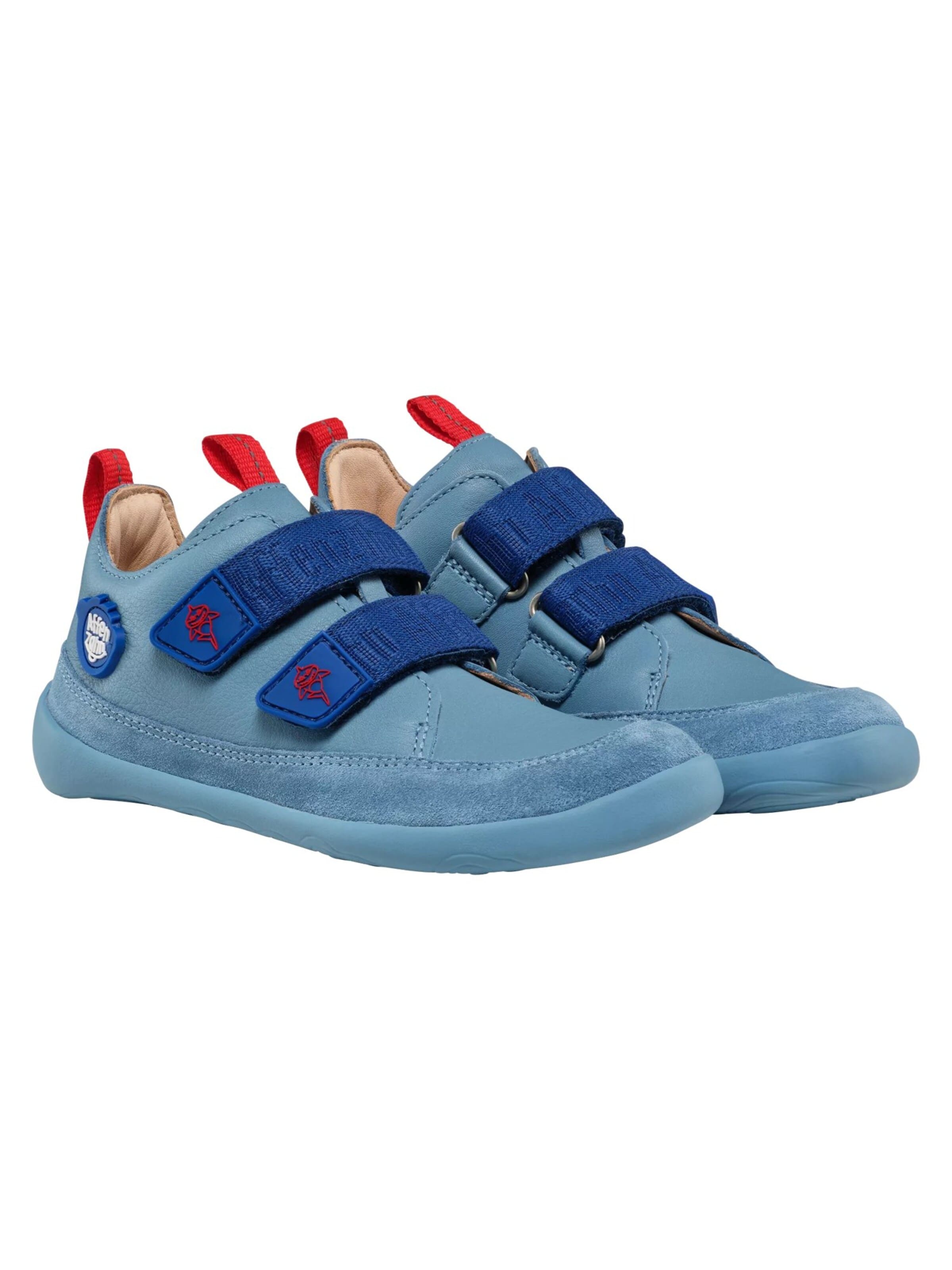 Affenzahn Sneakers 'Sneaker Leder Buddy' in Blue