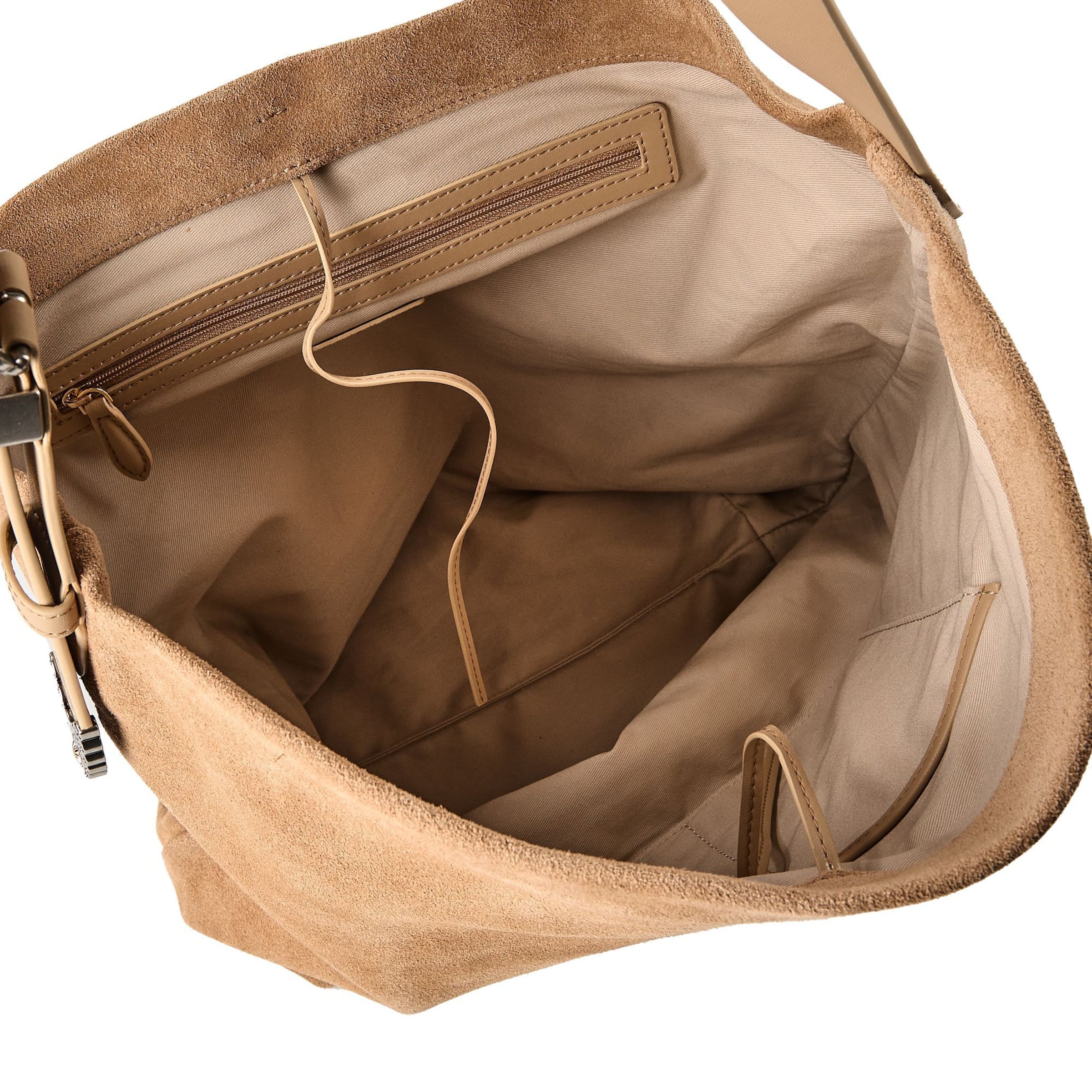 Borsa a spalla 'Bucket' di PINKO in beige