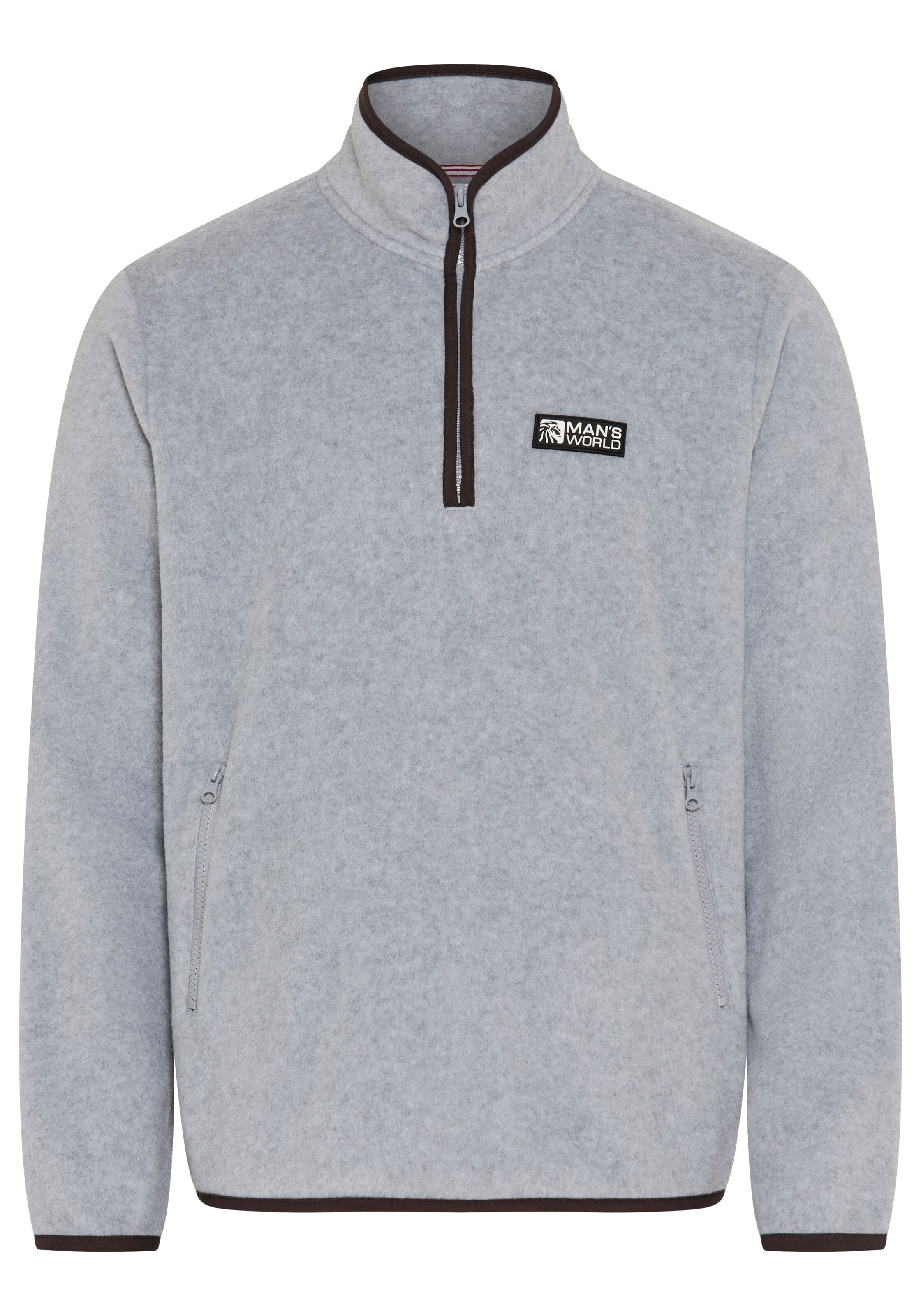Man's World Sweater in Grey: front