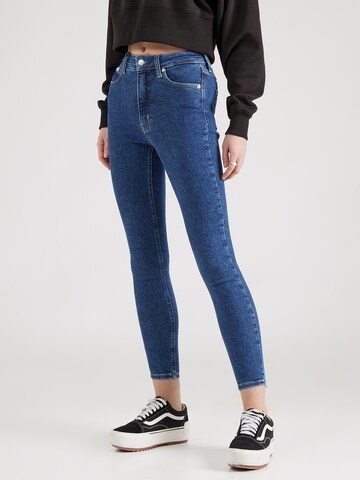 Calvin Klein Jeans Skinny Jeans 'HIGH RISE SUPER SKINNY ANKLE' in Blau: predná strana