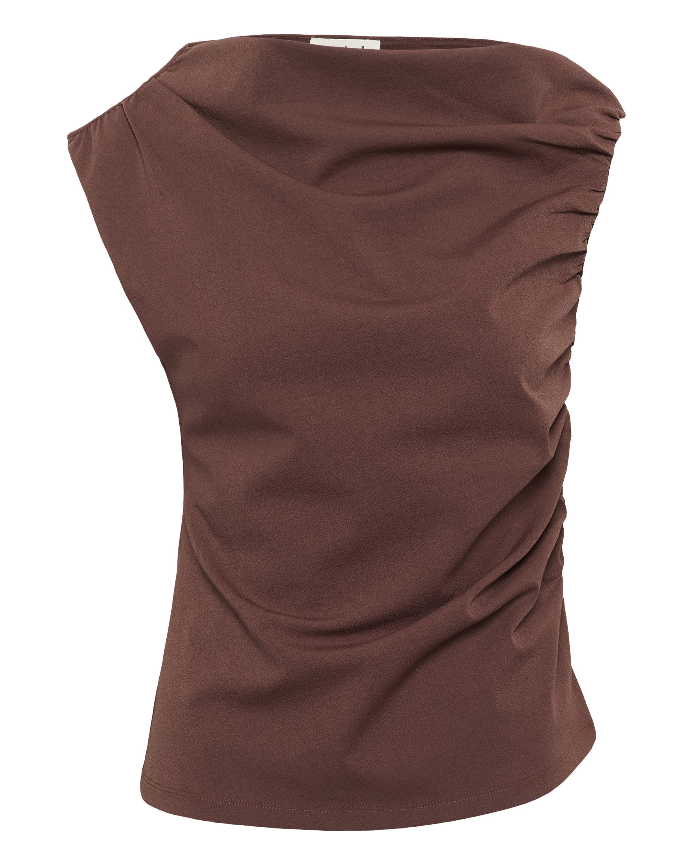 SOAKED IN LUXURY Bluse 'SLEirlys' i L i brun, Produktvisning