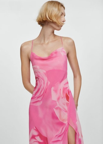 MANGO Summer Dress 'Rosa' in Pink