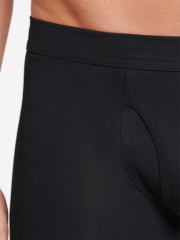 SCHIESSER Boxer shorts 'Long Life Cotton' in Black