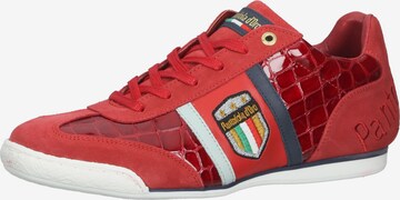 Baskets basses PANTOFOLA D'ORO en rouge : devant