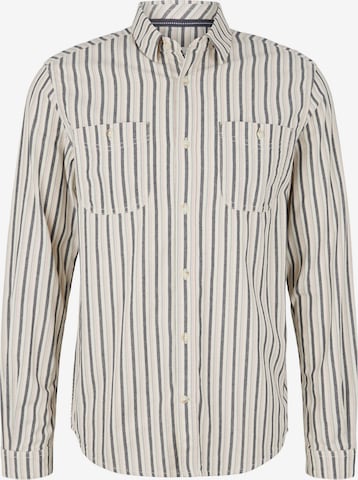 TOM TAILOR Regular fit Button Up Shirt in White: front