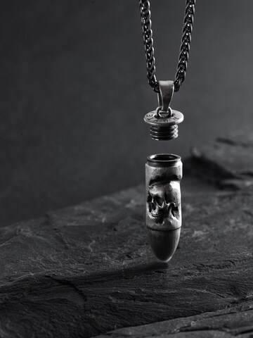 REYTEL Pendant 'BULLET WITH SKULL' in Silver