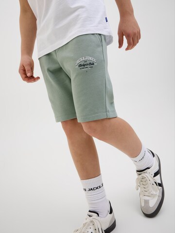 Jack & Jones Junior Regular Hose in Grün